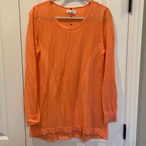 Sprinkling Violet, size XL light coral sweater